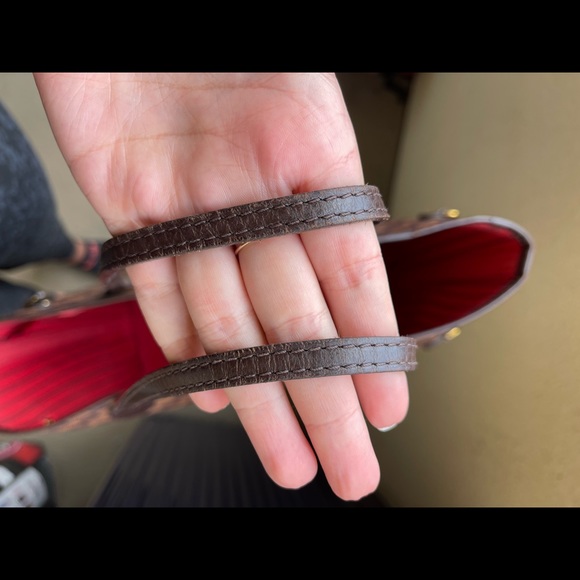 Louis Vuitton Neverfull MM | Damier Ebene exterior, Cherry interior - Picture 11 of 12